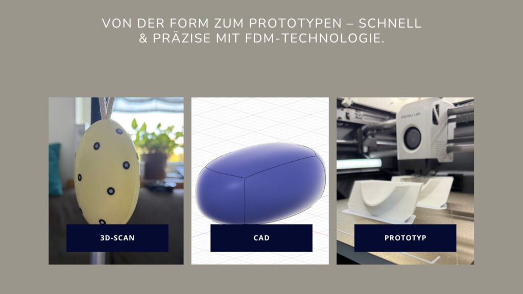 Von der Form zum Prototypen – schnell & präzise mit FDM-Technologie Von der Form zum Prototypen – schnell praezise mit FDM Technologie