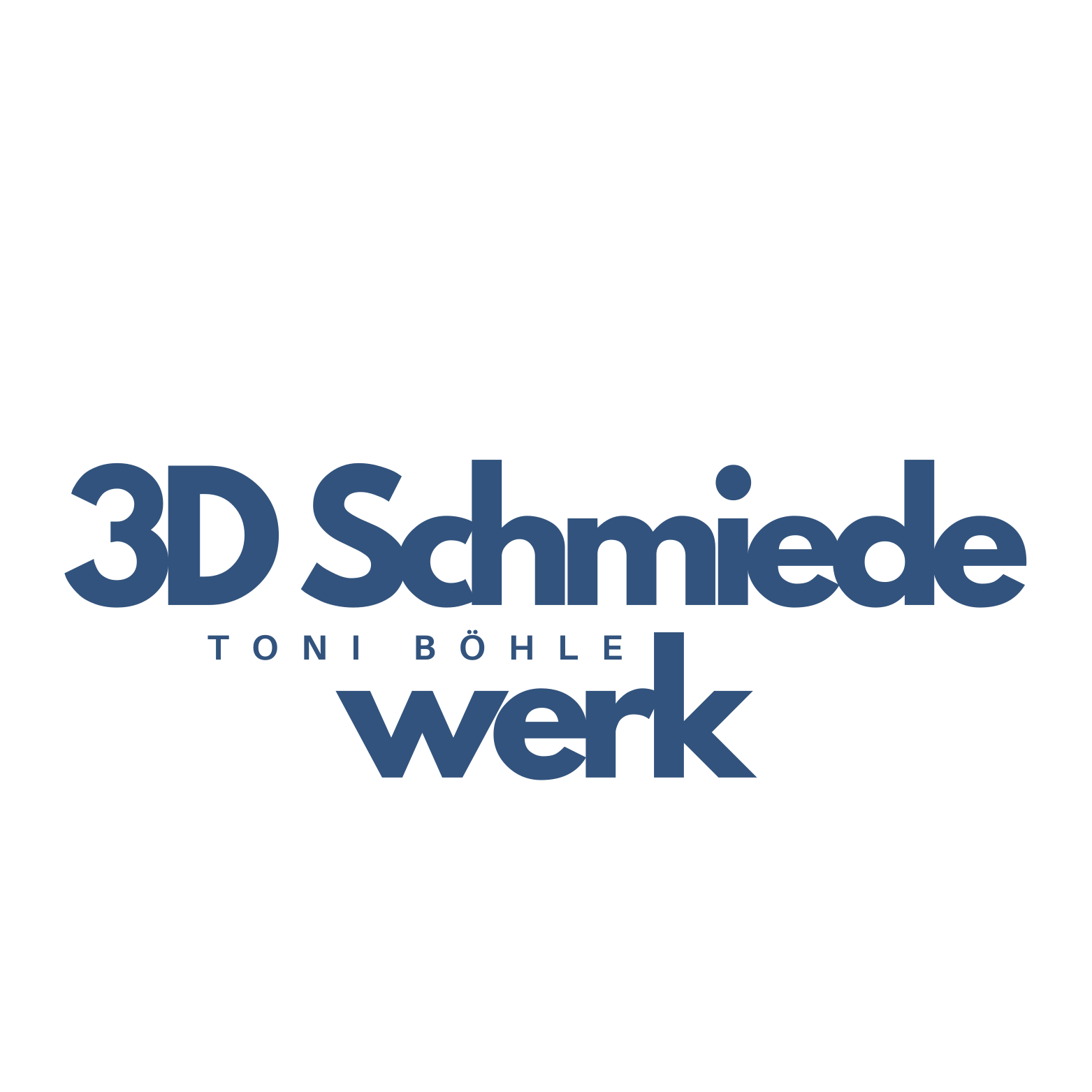 3D Schmiedewerk Logo Qualitäts 3D Druckerei 3D Druck Service